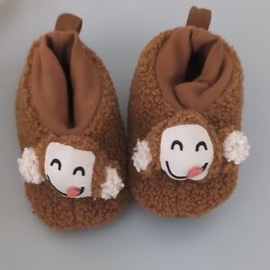 Adorable Brown Monkey Slippers